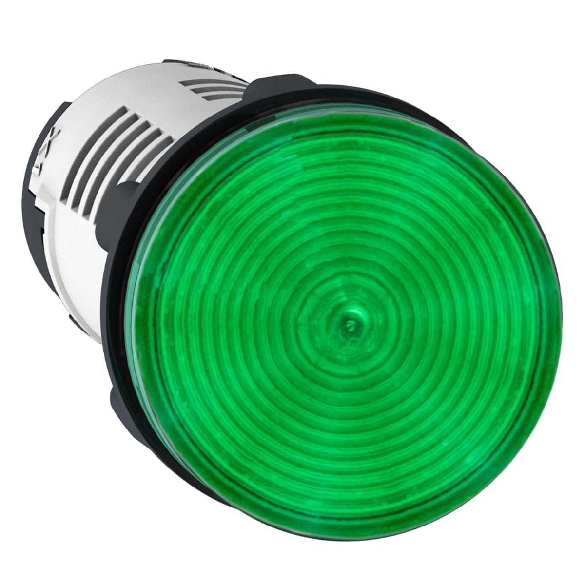 LED PILOT LIGHT GREEN 22MM 24VACDC