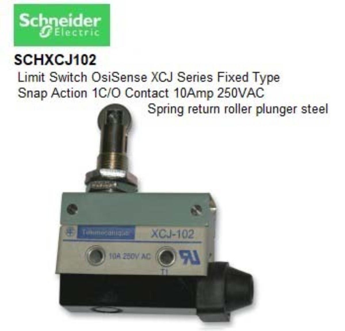 LIMIT SWITCH ROLLER PLUNGER 1P C/O