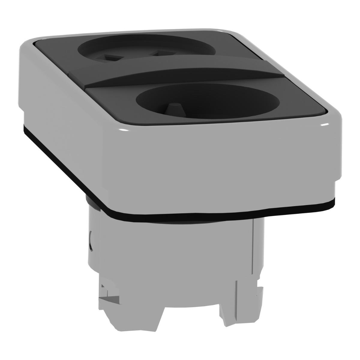 DOUBLE PUSHBUTTON OPER WITHOUT CAPS