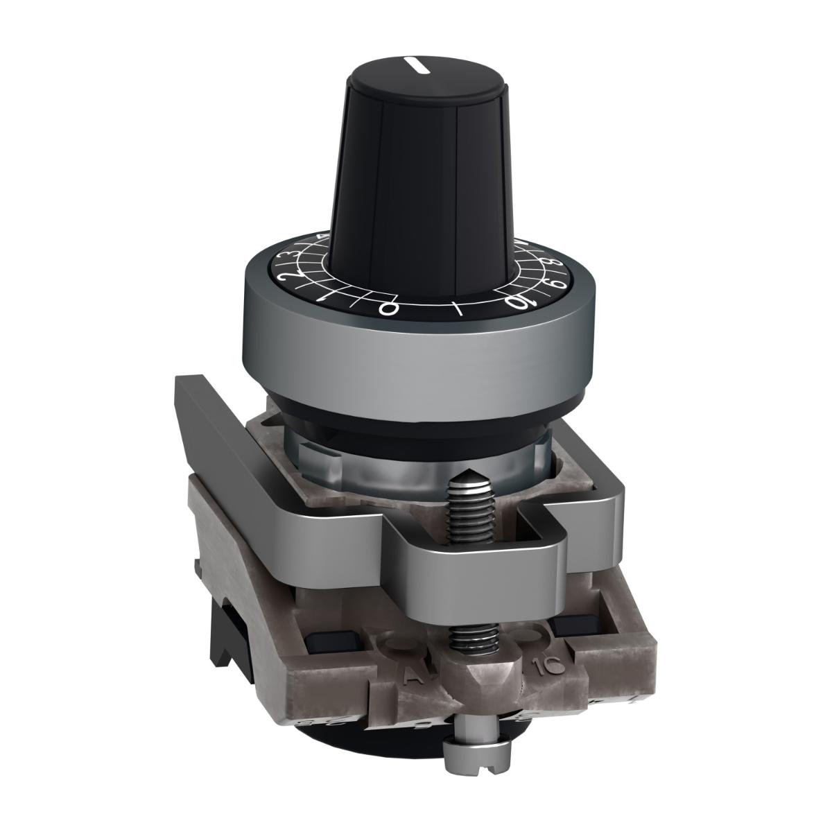 POTENTIOMETER HEAD&BASE FOR 6.35MM SHAFT