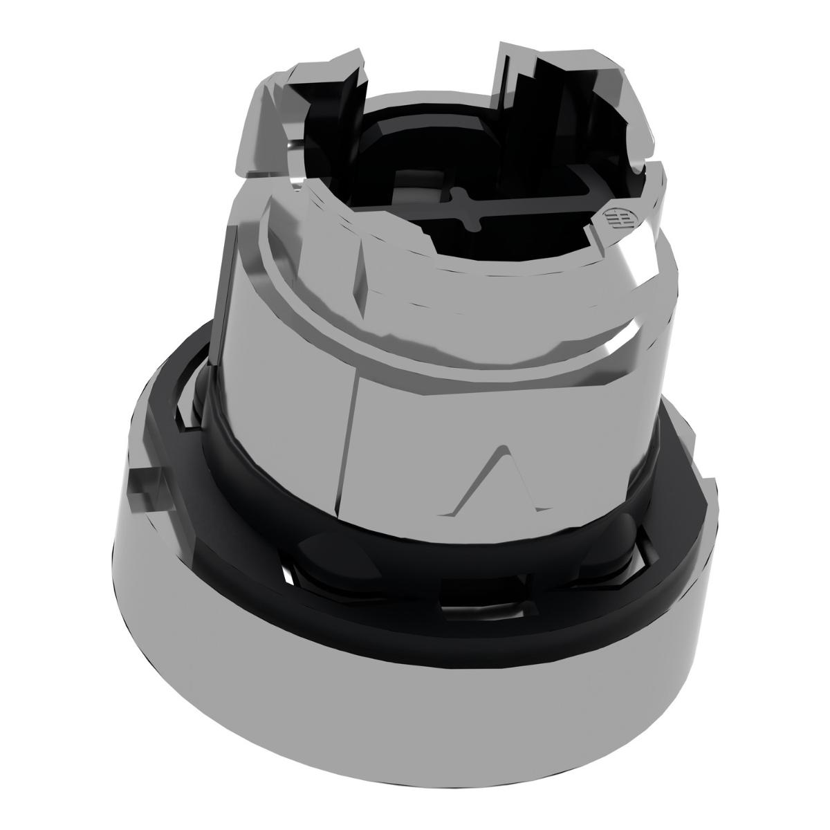 LATCH P/BUTT OPER FLUSH GREEN 22mm METAL