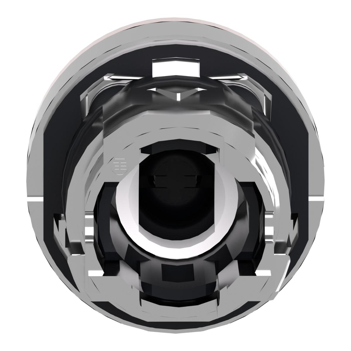 ILLUM P/BUTTON OPER FLUSH RED 22mm METAL