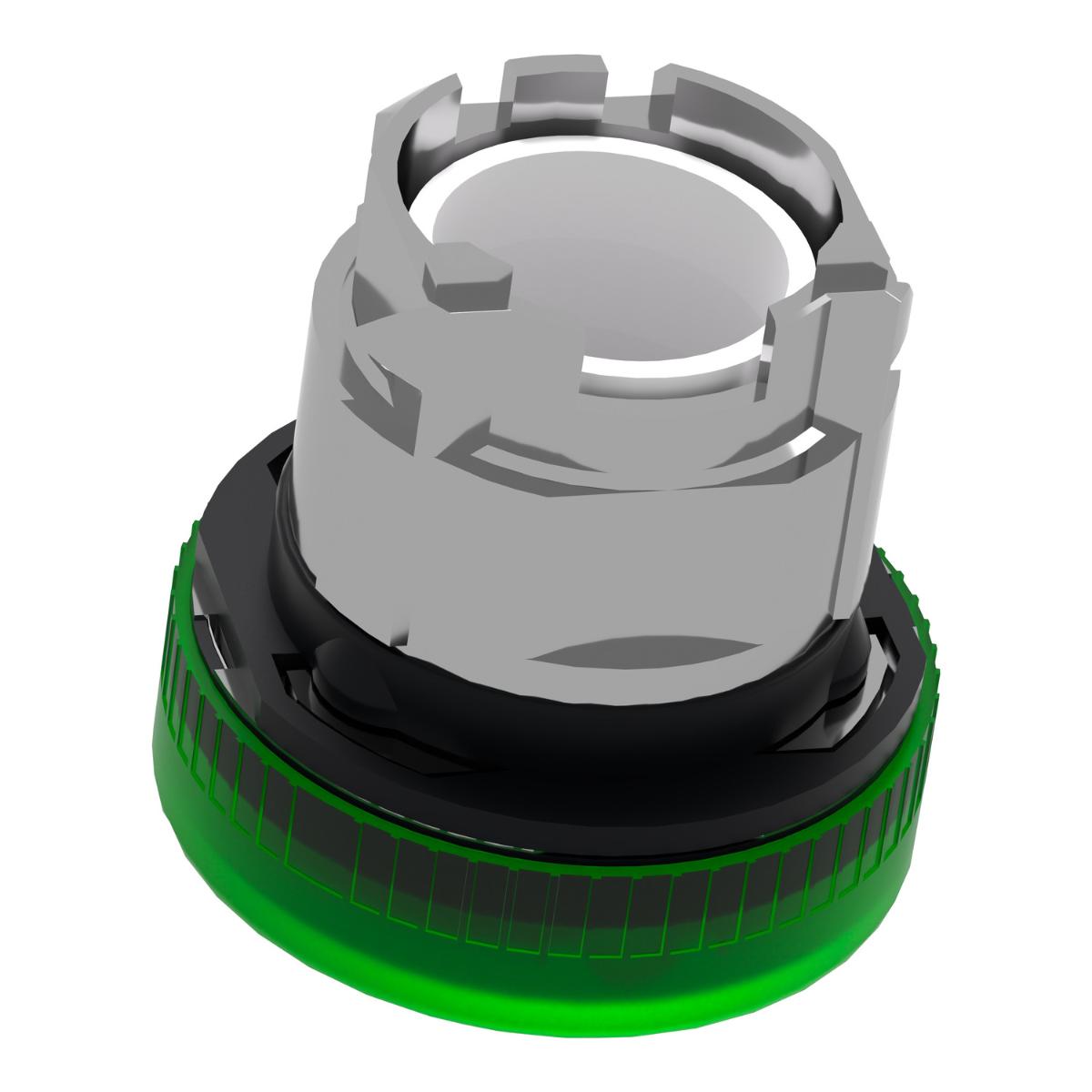 PILOT LIGHT HEAD (BA9S) GREEN IP66 22mm