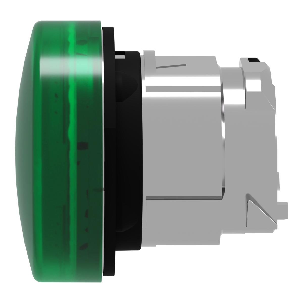 PILOT LIGHT HEAD (LED) GREEN IP66 22mm