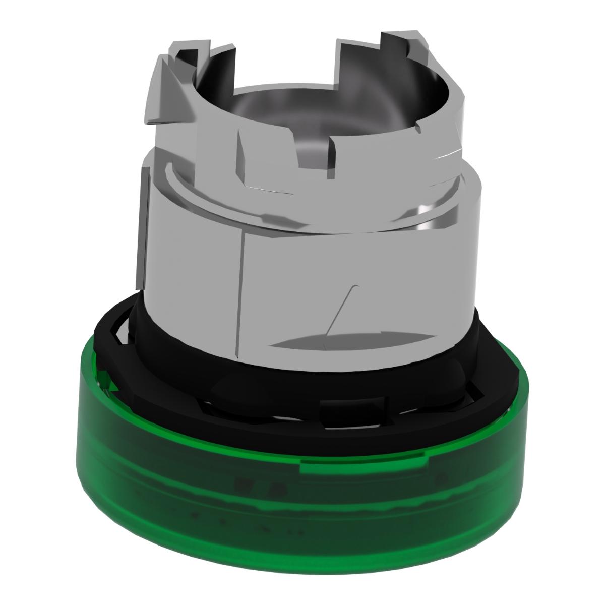 PILOT LIGHT HEAD (LED) GREEN IP66 22mm