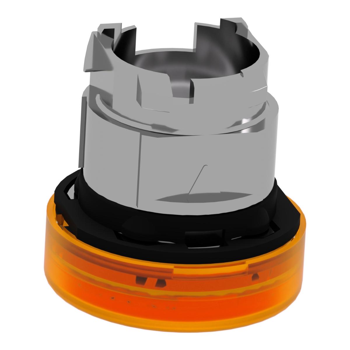 PILOT LIGHT HEAD (LED) ORANGE IP66 22mm