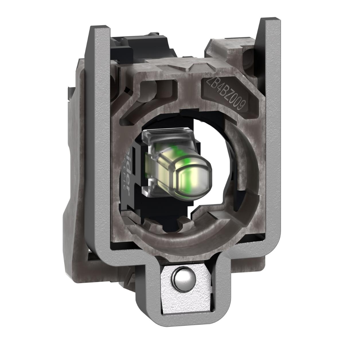 LED MODULE + CONTACT BLOCK 24VAC/DC WHT