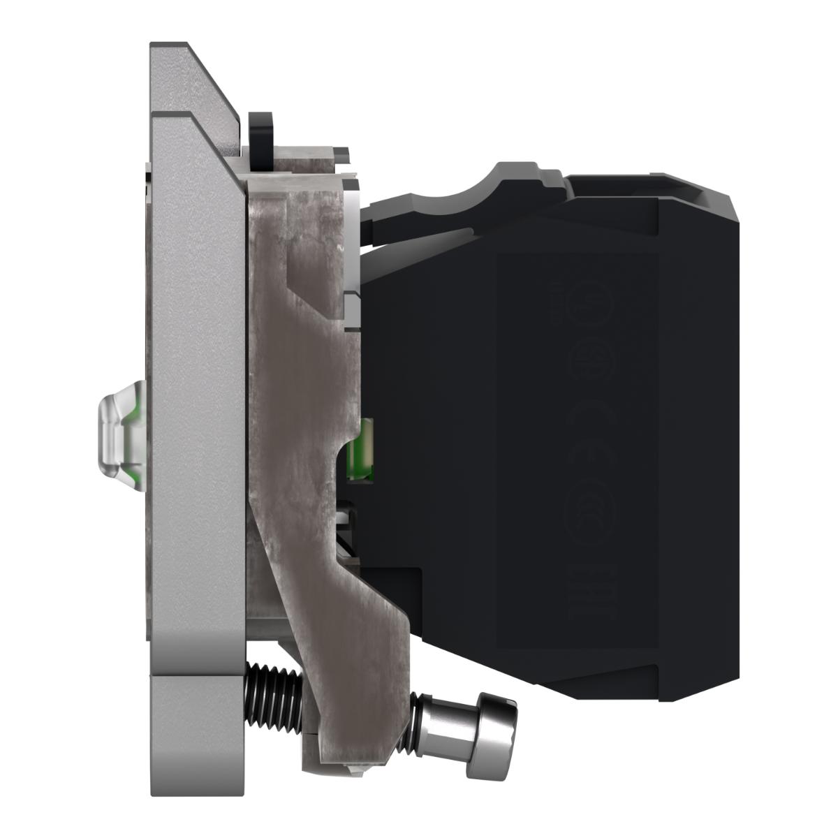 LED MODULE + CONTACT BLOCK 24VAC/DC WHT