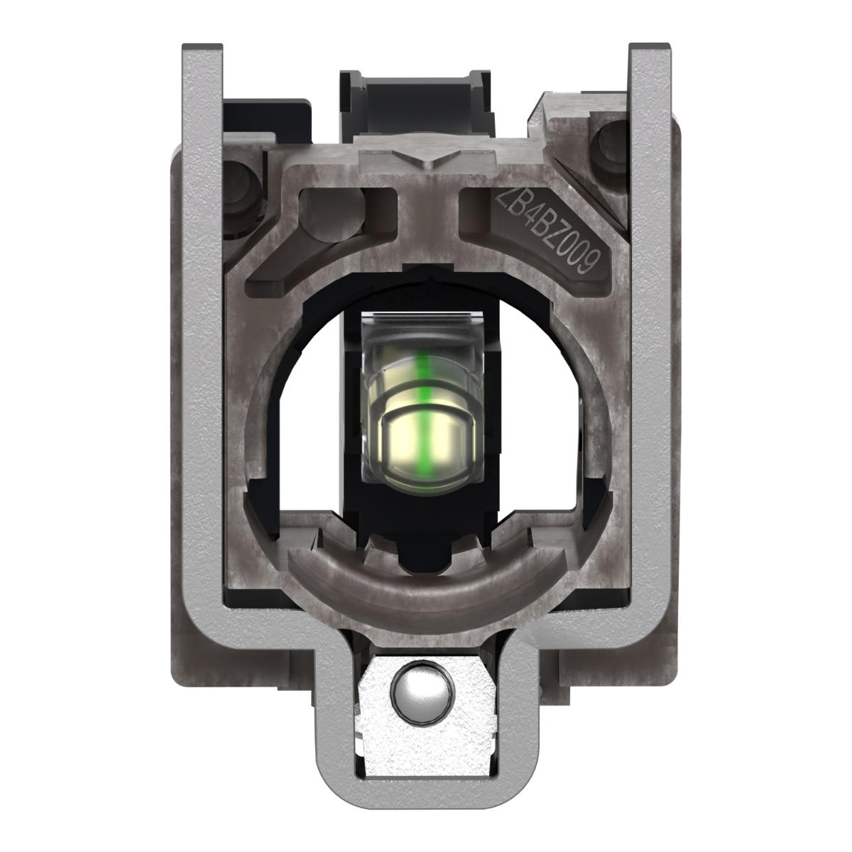 LED MODULE + CONTACT BLOCK 240VAC WHT