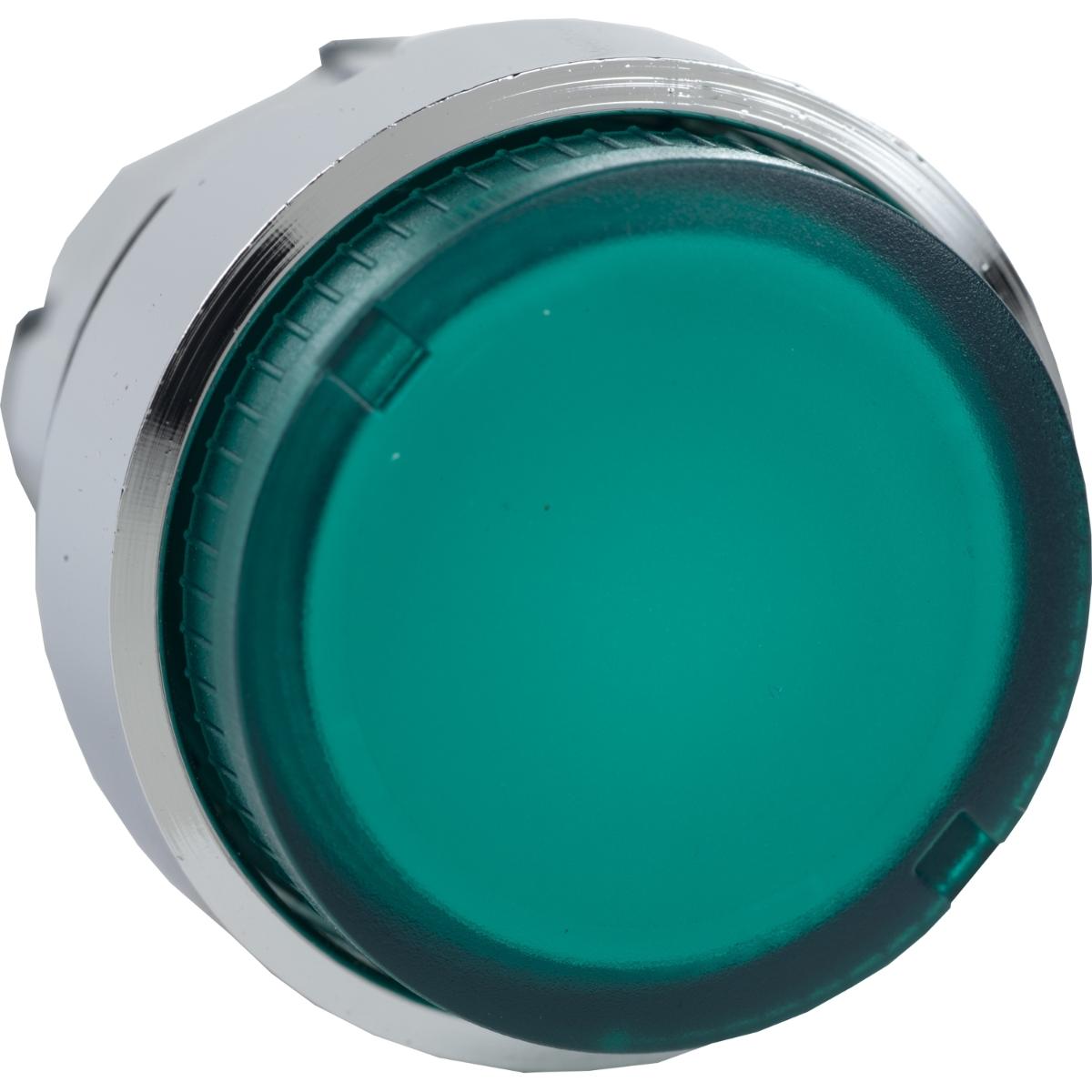 ILLUM PUSHBUTTON OPERATOR BA9S GRN PROJ