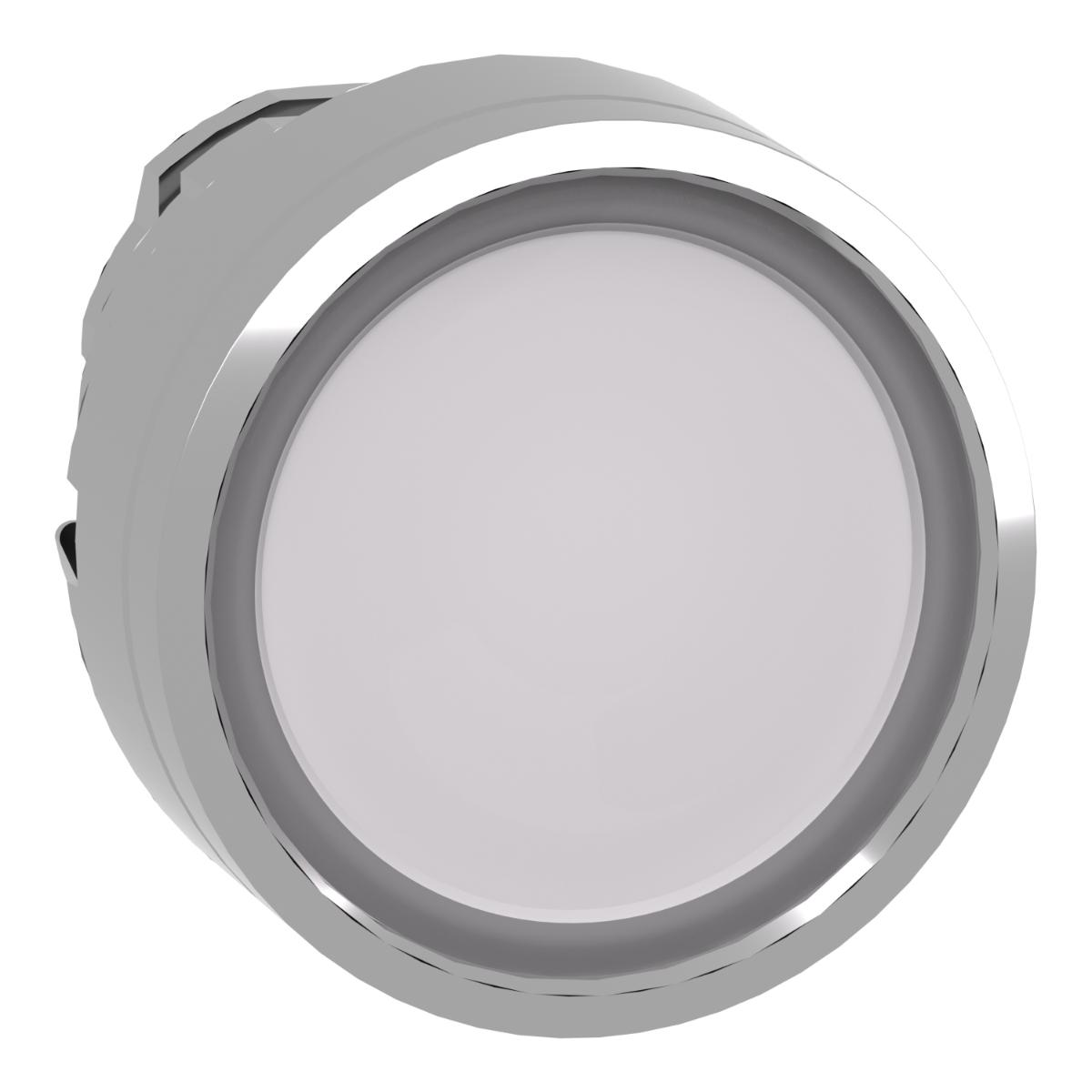 ILLUM PUSHBUTTON OPERATOR LED WHT FLUSH