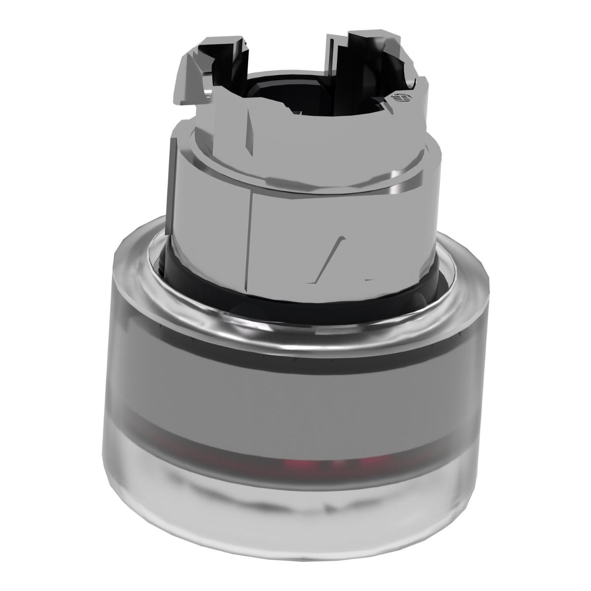 BOOTED ILLUM P/BUTTON OPERATOR LED RED