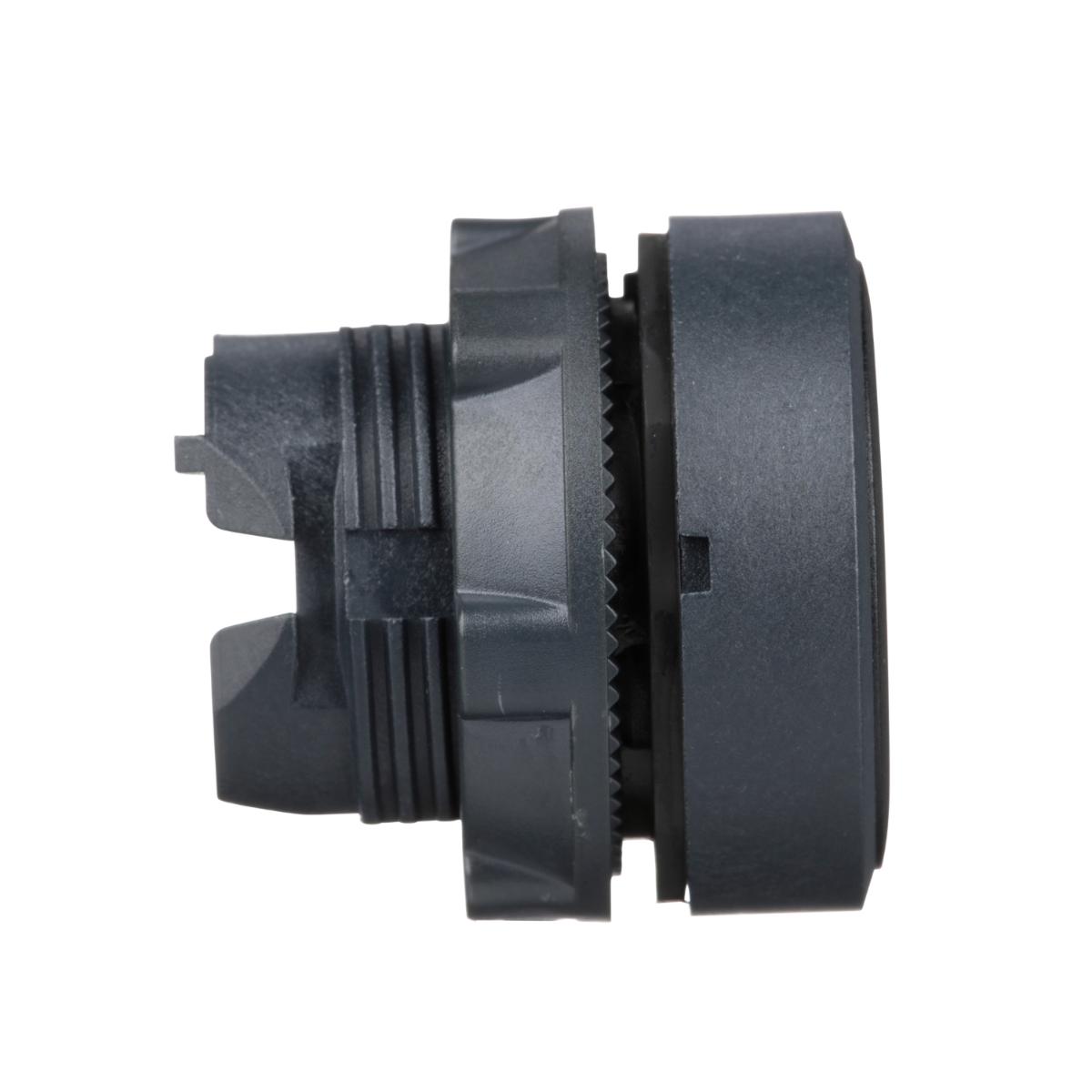 PUSHBUTTON OPER FLUSH S/R BLACK 22mm