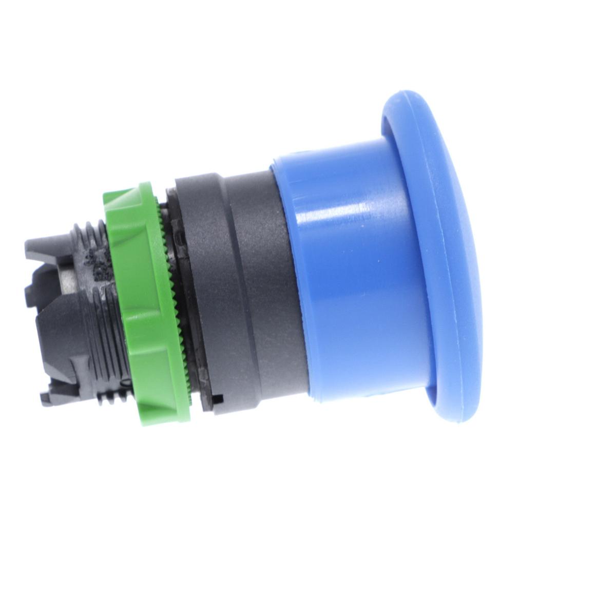40mm M/ROOM P/BUTTON OPER BLUE 22mm