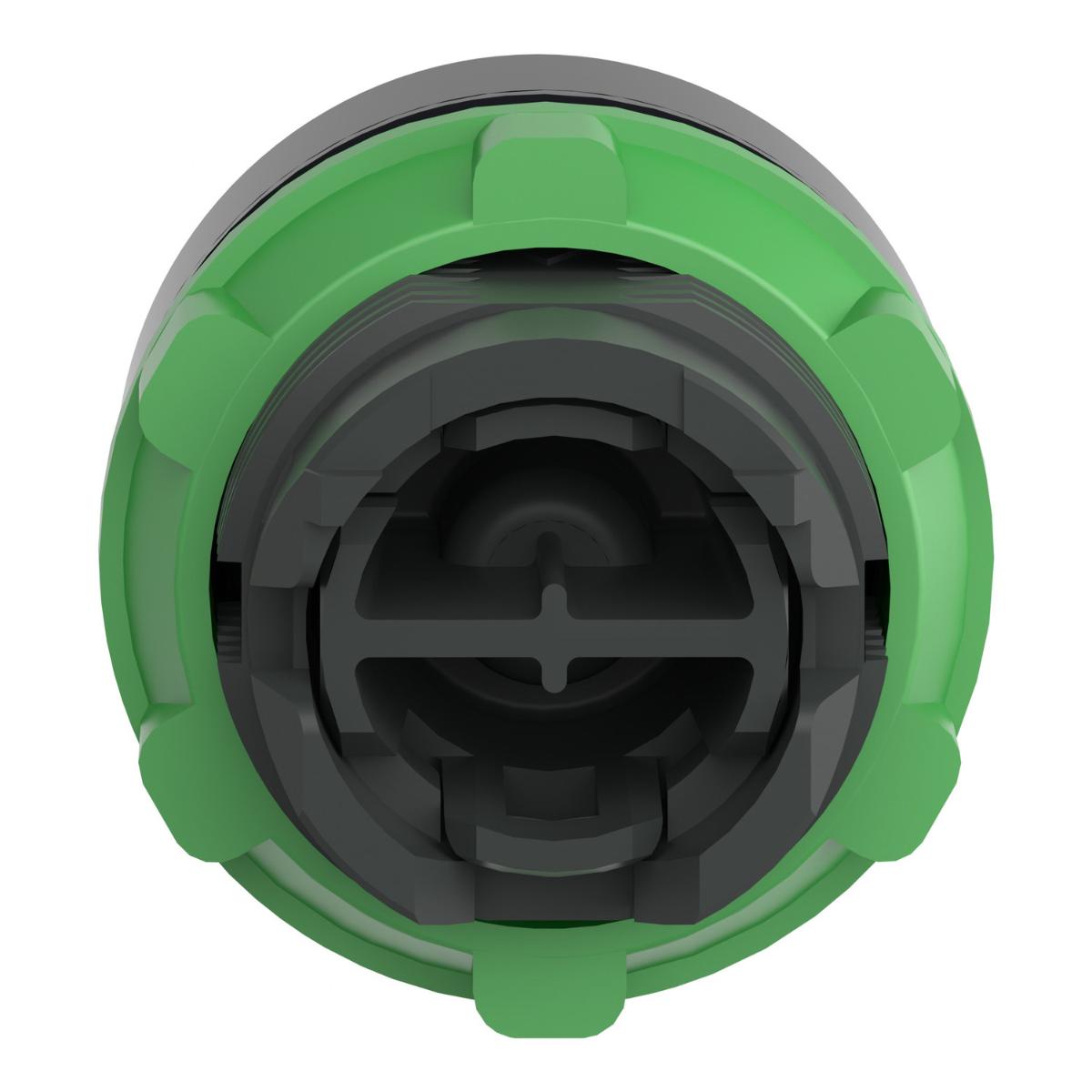 PUSHBUTTON OPER PROJECTING S/R GRN 22mm