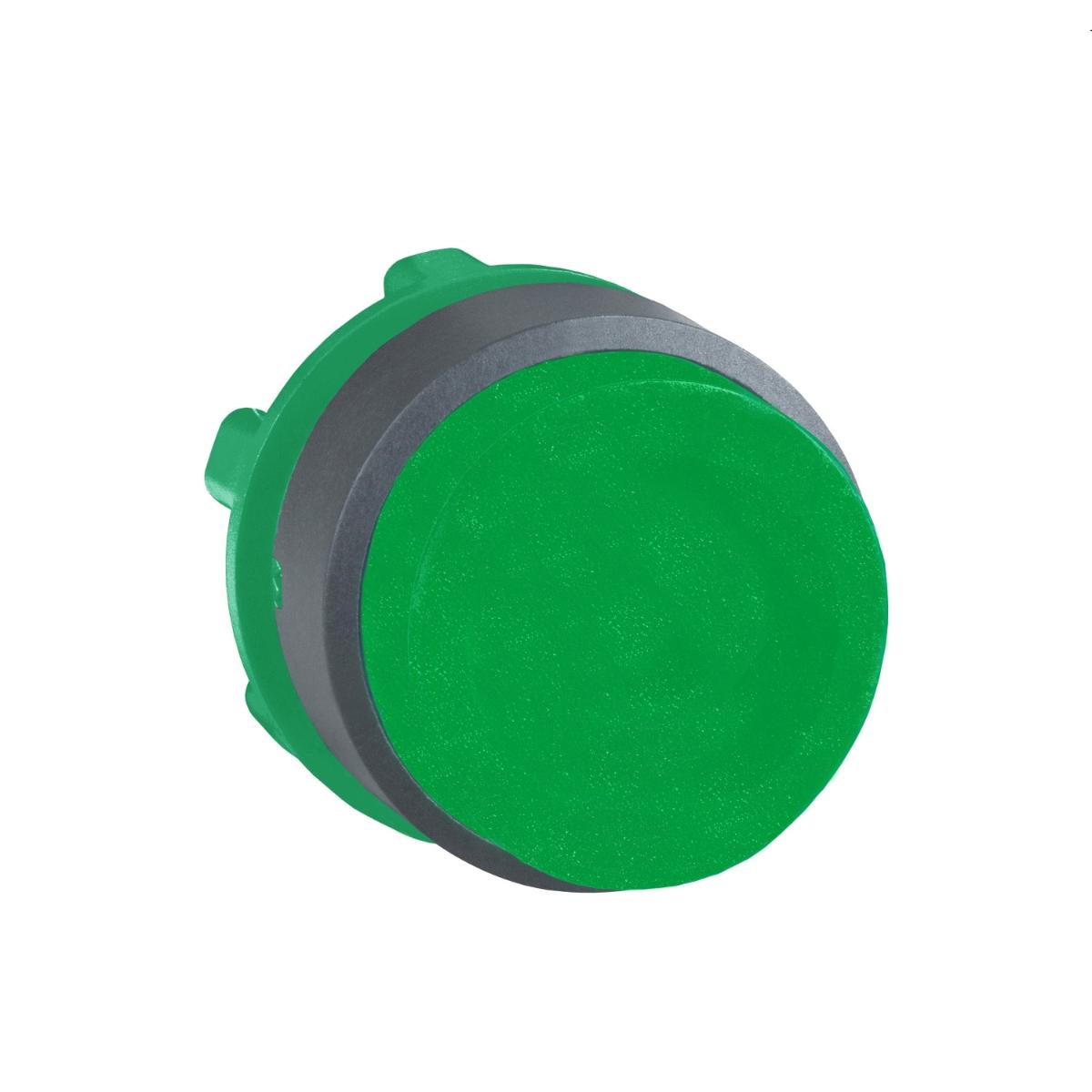 PUSHBUTTON OPER PROJECTING S/R GRN 22mm
