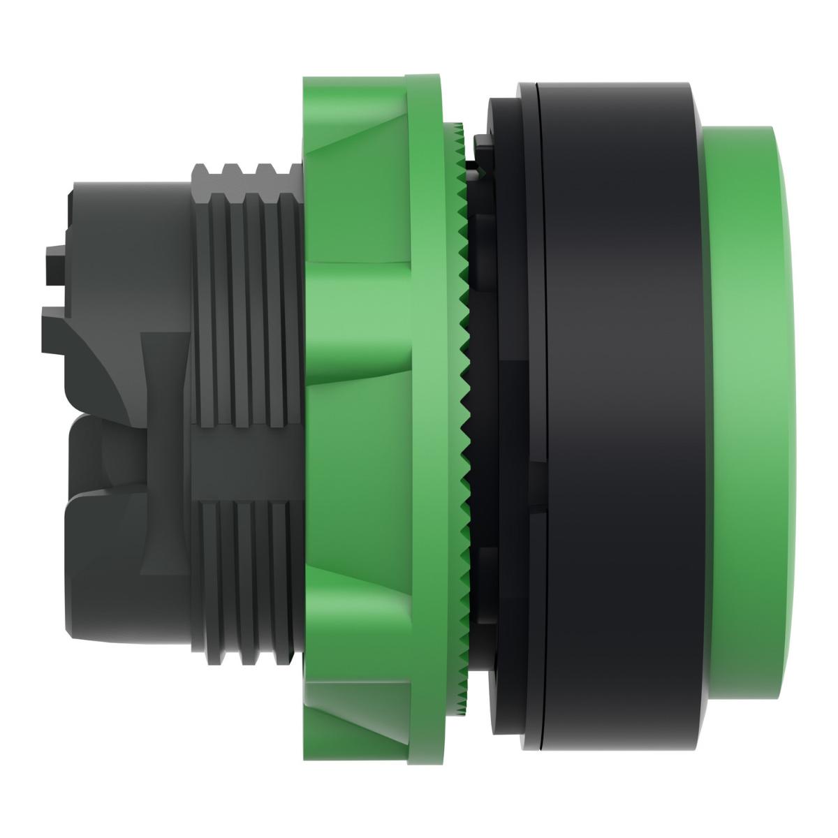 PUSHBUTTON OPER PROJECTING S/R GRN 22mm