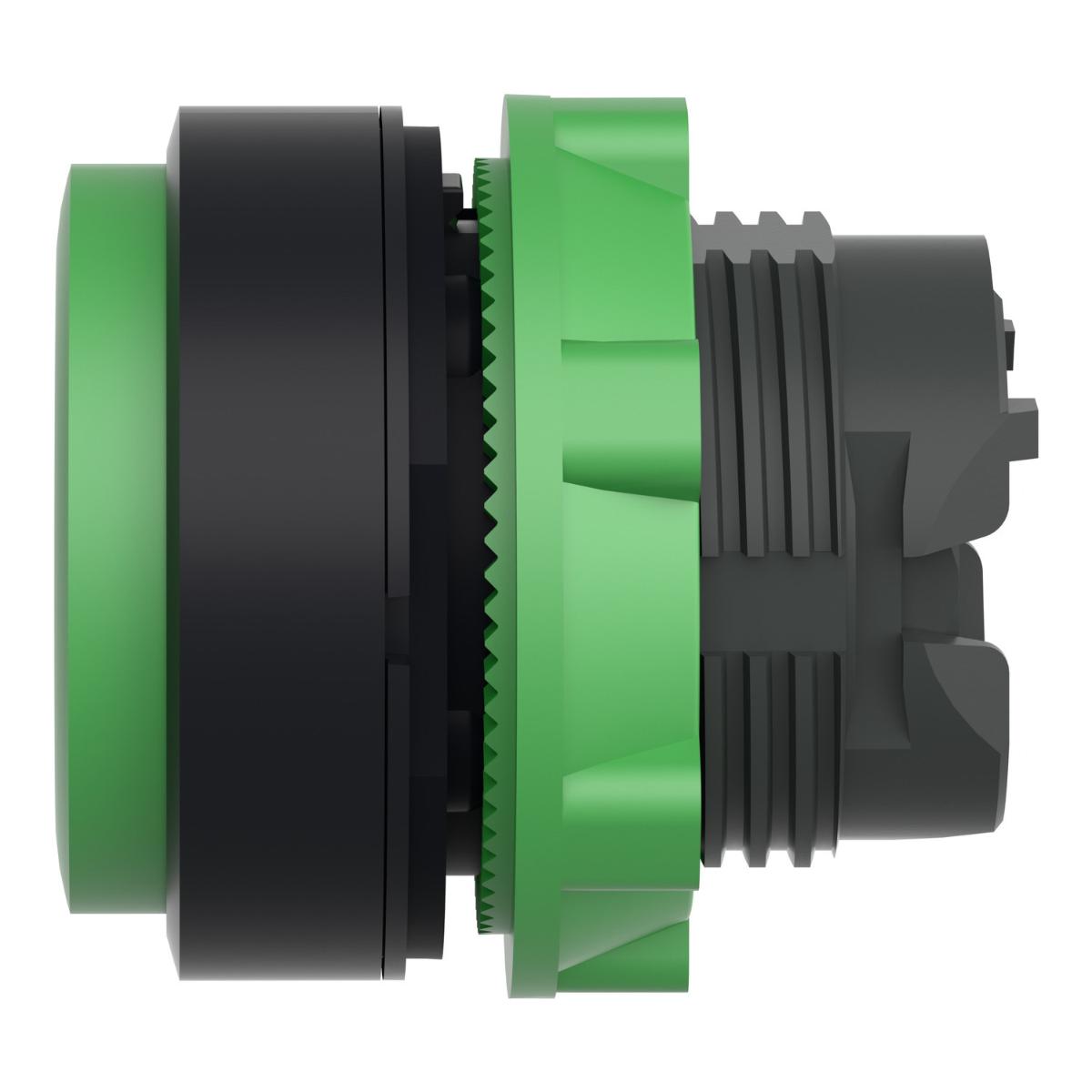 PUSHBUTTON OPER PROJECTING S/R GRN 22mm