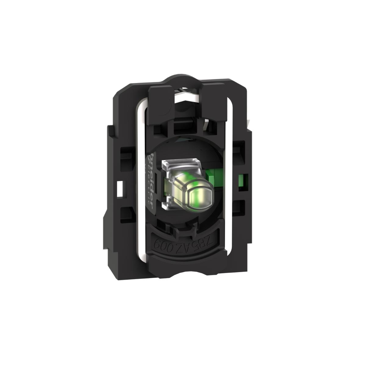 ILLUM P/BUTTON BODY LED 24VACDC 1NO