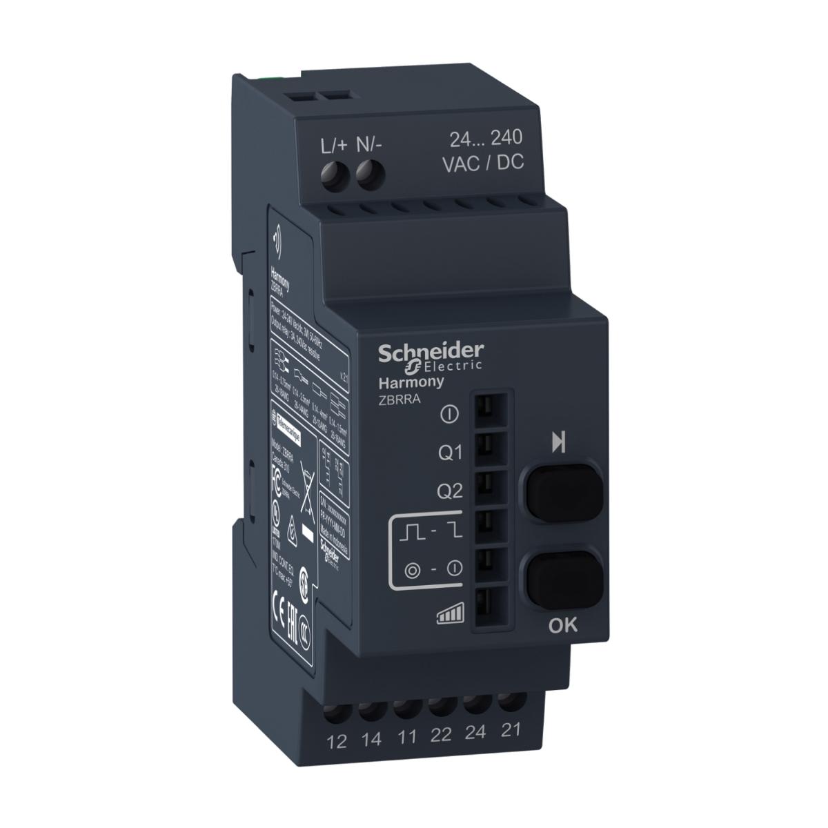PROGRAMMABLE RECEIVER 24-240VAC/DC 2REL