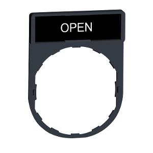 LEGEND PLATE OPEN 30X40MM LEGEND PLATE OPEN 30X40MM