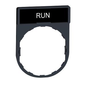 LEGEND PLATE RUN 30X40MM LEGEND PLATE RUN 30X40MM