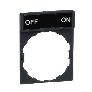 LEGEND PLATE OFF ON 30X40mm LEGEND PLATE OFF ON 30X40mm