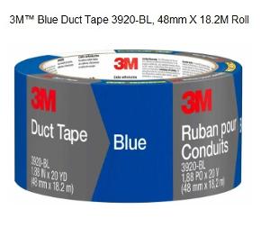 TAPE DUCT BLUE 48MMX1.2M