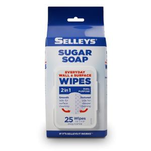 SELLEYS SUGAR SOAP WALL WIPES 25PK SELLEYS SUGAR SOAP WALL WIPES 25PK