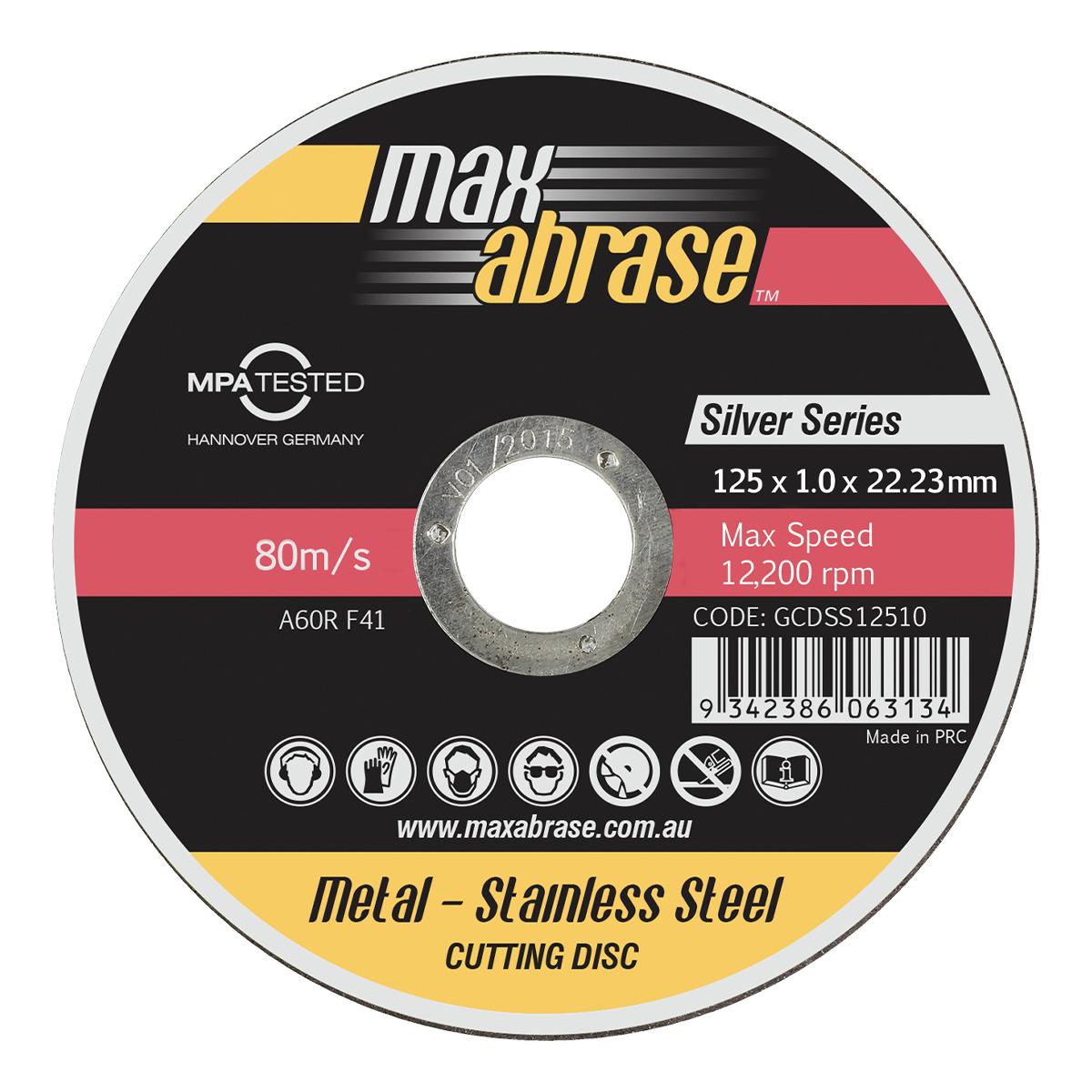 S/S CUTTING DISC 125mm X 1.0mm