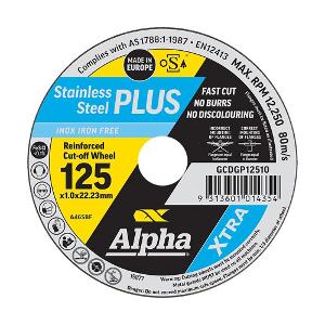 S/S CUTTING DISC 125mmX1.0mm 25PACK S/S CUTTING DISC 125mmX1.0mm 25PACK