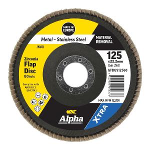 S/S FLAP DISC 125mm X ZK60 S/S FLAP DISC 125mm X ZK60