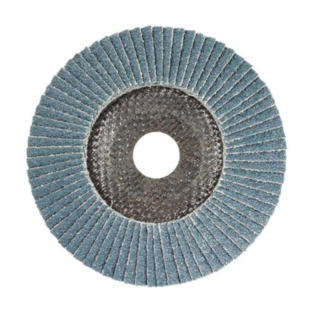 S/S FLAP DISC SILVER INOX 125mm X ZK60