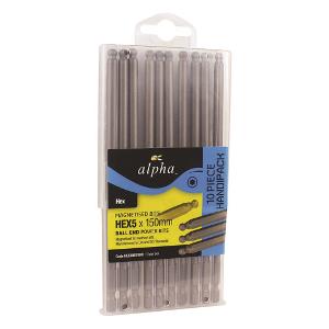 HEX BALL END POWER BIT 5 X 150mm H/PACK HEX BALL END POWER BIT 5 X 150mm H/PACK