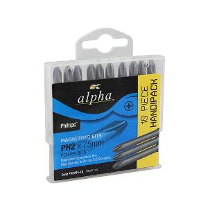 PHILLIPS POWER BIT PH2 X 100mm H/PACK 10 PHILLIPS POWER BIT PH2 X 100mm H/PACK 10