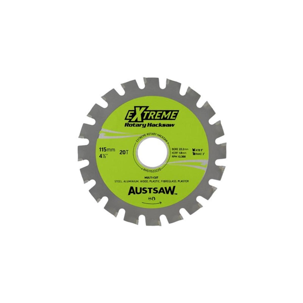 ROTARY HACKSAW BLADE 115mm 4.5IN 20T