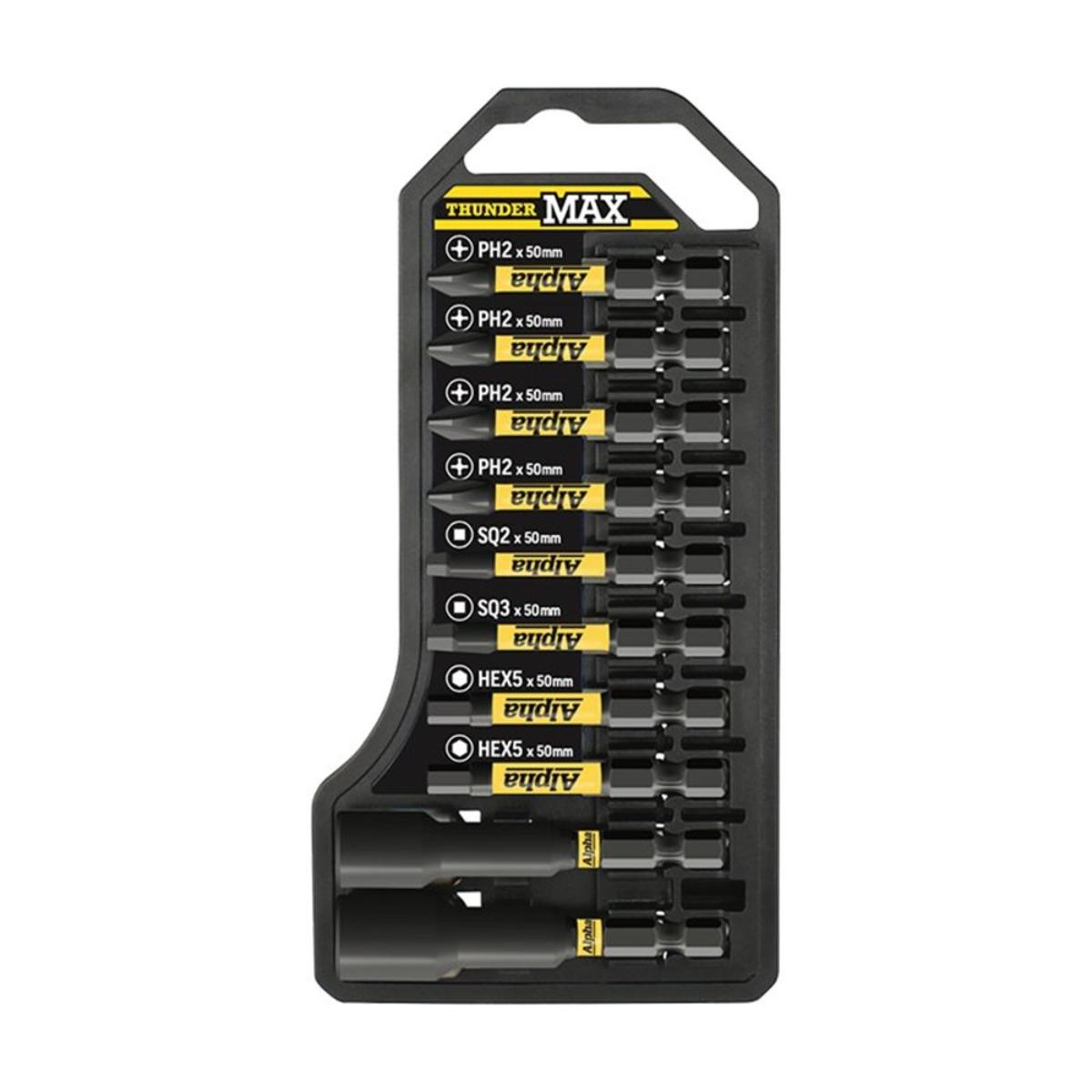 IMPACT POWER DRIVER BIT SET 10 PCE