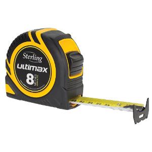 ULTIMAX TAPE MEASURE 8M X 25MM METRIC ULTIMAX TAPE MEASURE 8M X 25MM METRIC
