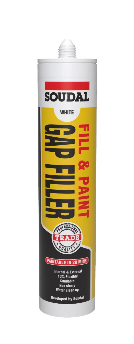 FILL & PAINT GAP FILLER 300ML WHITE