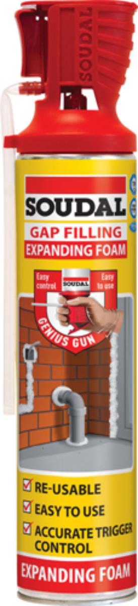 GENIUS GUN GAP EXPANDING FOAM 500ML