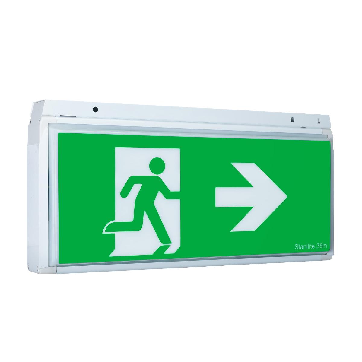 PLATINUM EXIT LED Q/FIT JUMBO RF W/C MNT
