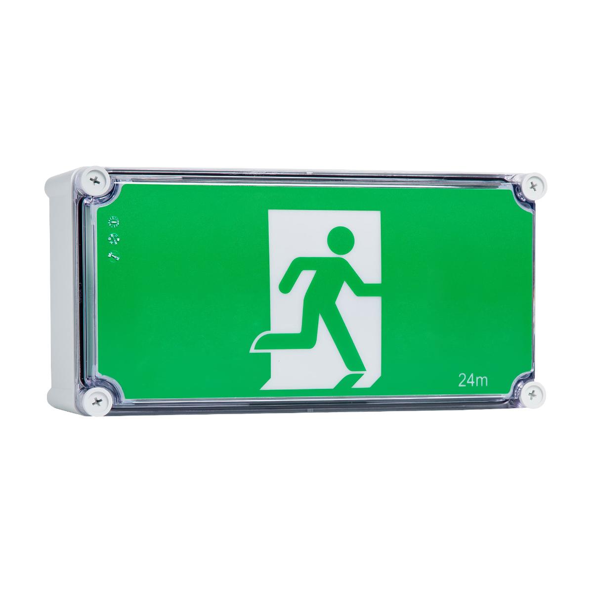 PLATINUM BULKHEAD EXIT LED WEATHER PROOF