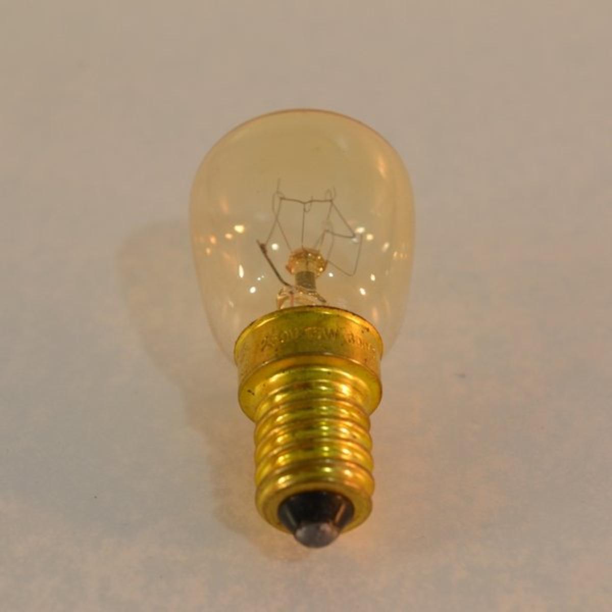 OVEN PILOT LAMP 15W SES E14 240V T22 CLR