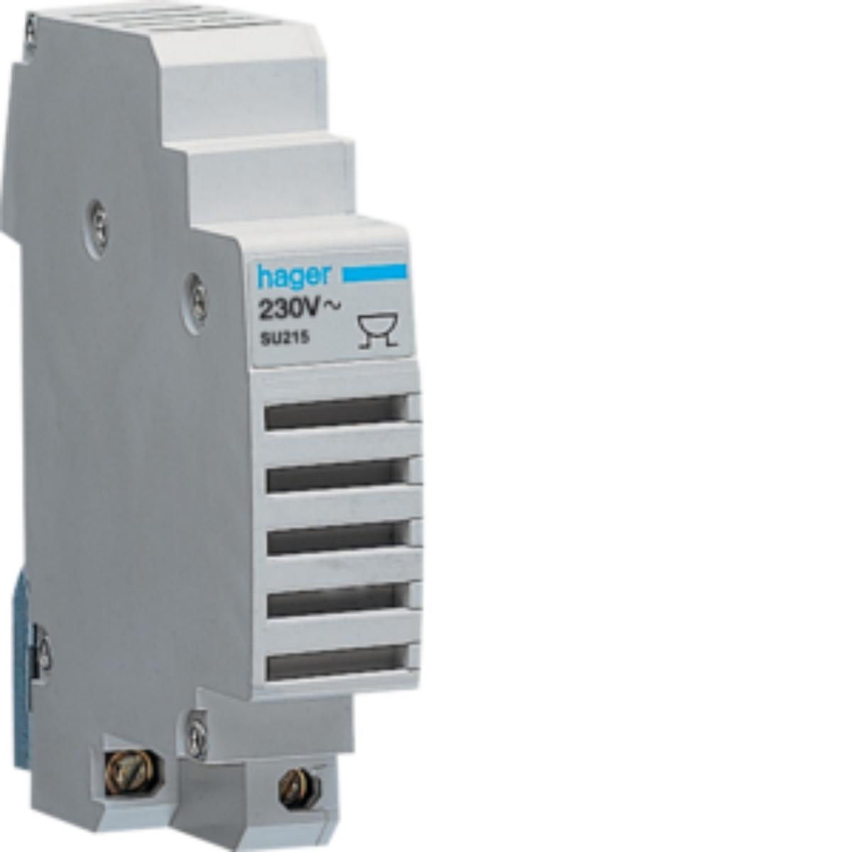 BUZZER 240V 6.5VA DIN RAIL MOUNT 1 MODUL
