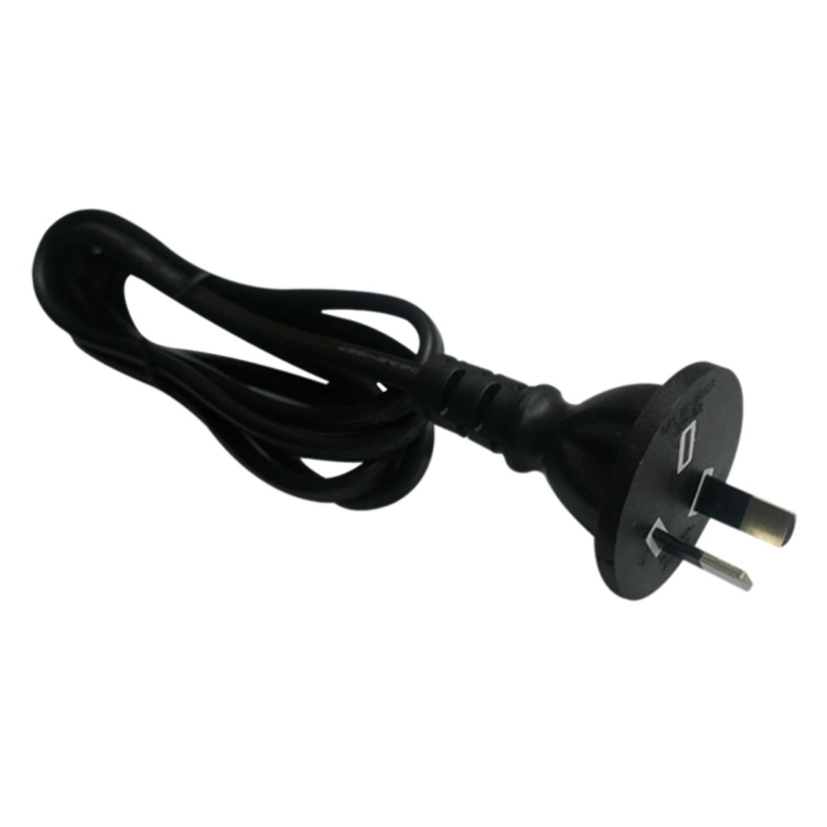 FLEX & PLUG 2PIN 7.5A BLACK 1.2MTR