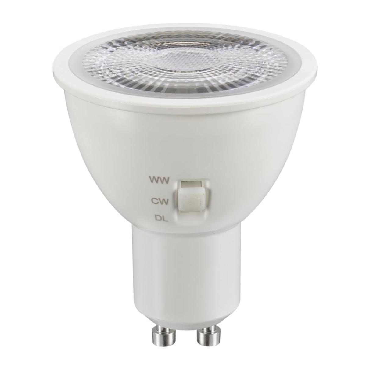 GU10 LED LAMP 240V 6W CCT 50D NO DIM