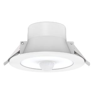 LED D/LIGHT CLARE 10W CCT 92MM C/O WHT