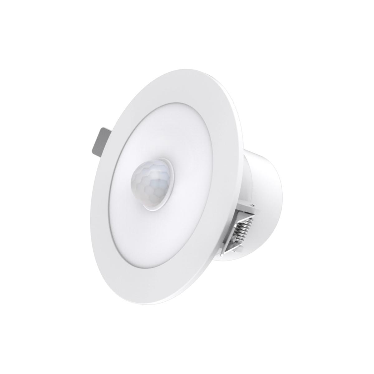 LED D/LIGHT CLARE 10W CCT 92MM C/O WHT