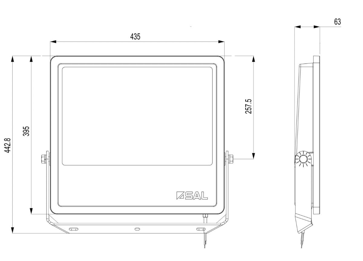 LED FLOODLIGHT TRADESTAR 300W CCT IP66