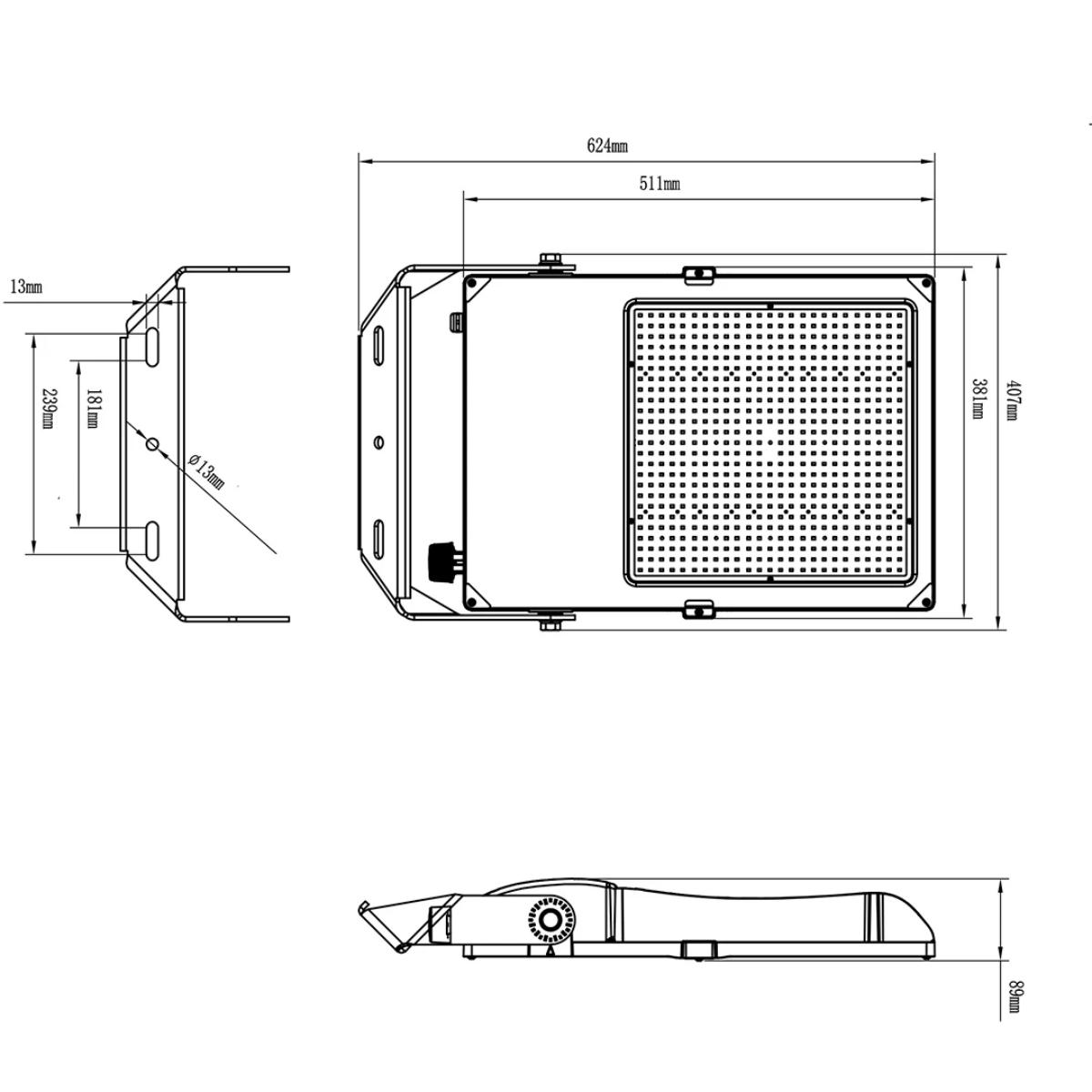 LED F/LIGHT TRADESTAR 240/360/480W 5000K
